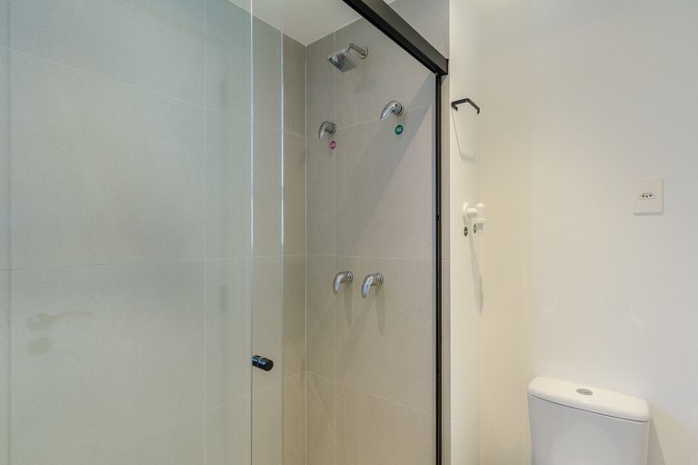 Studio com Terraço, Academia e Piscina - 325