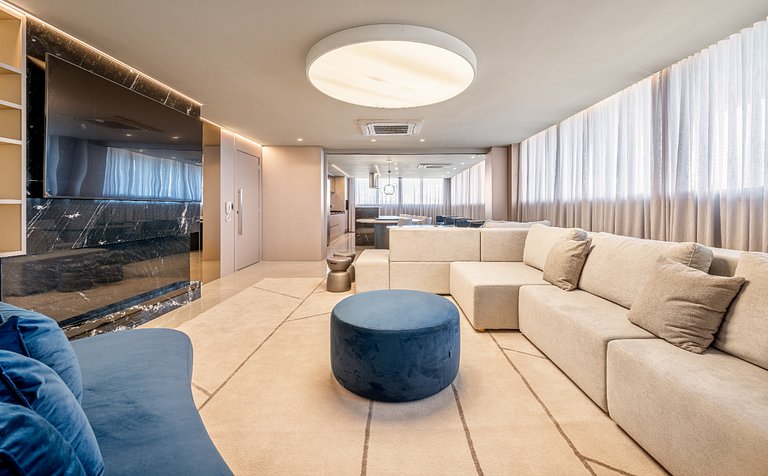 Studio com Piscina, Academia+Vista da Cidade- 1401