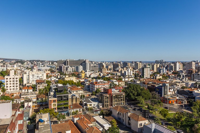 Studio com Piscina, Academia+Vista da Cidade- 1401