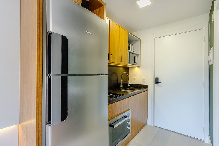 Studio com Terraço, Academia e Piscina - 325