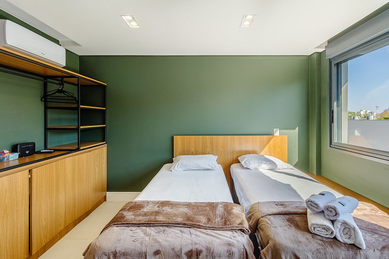 Moderno estudio con terraza y piscina - 325