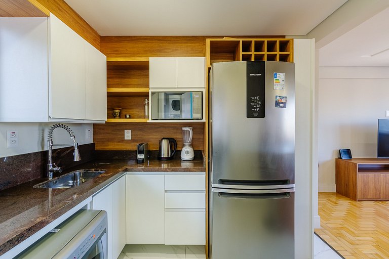 1 dorm, completo, com vista para o Parcão