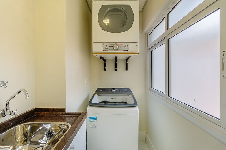 Apartamento com 1 dorm e Linda Vista para o Parcão