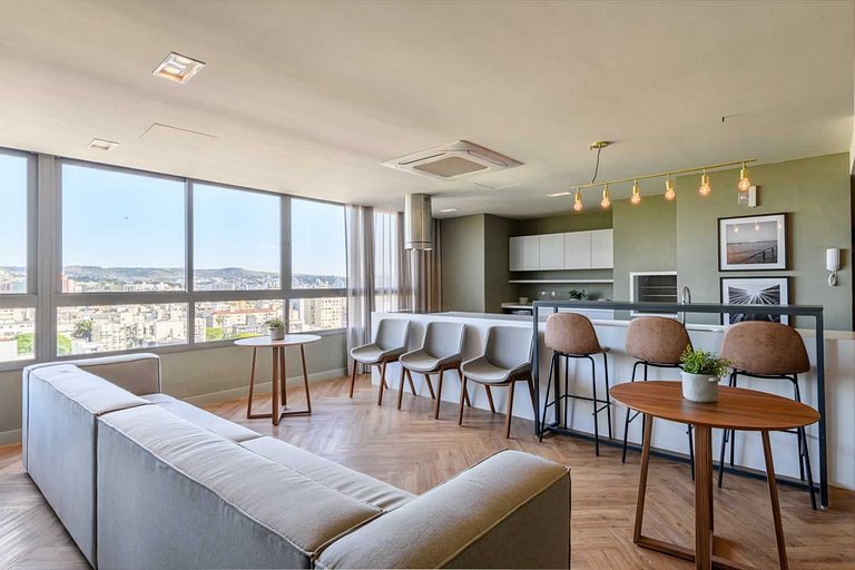 Estudio de alto nivel con terraza y piscinaJP 1306