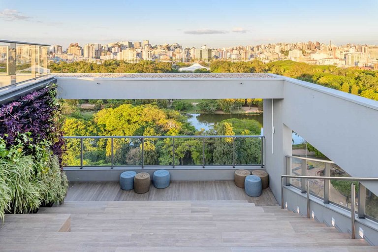 Estudio de alto nivel con terraza y piscinaJP 1306