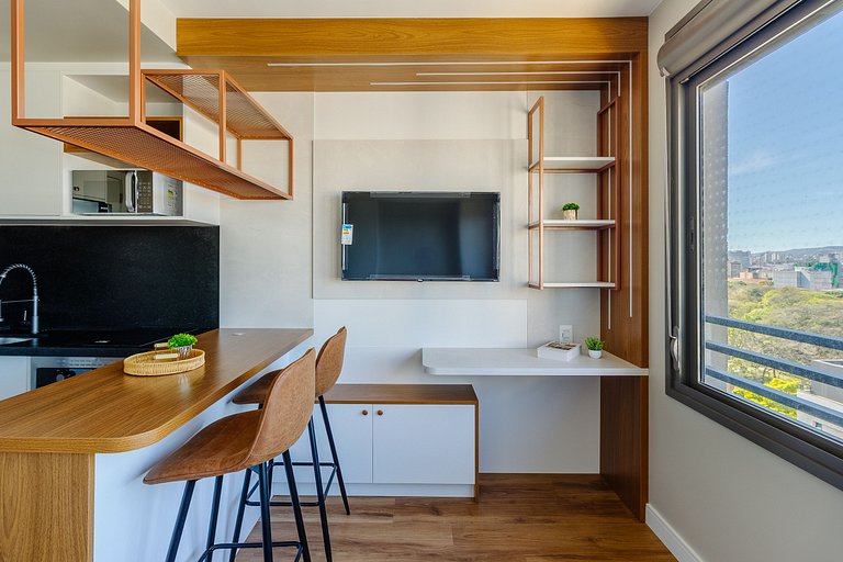 Stúdio Alto Padrão com Terraço e Piscina - JP 1306