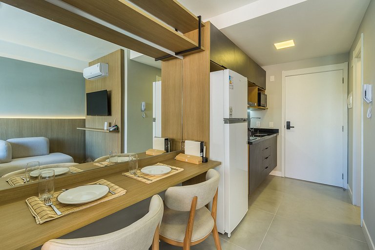 Studio Moderno com Terraço e Piscina - 726