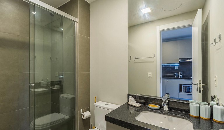 Studio Premium Piscina aquecida + Academia 1402