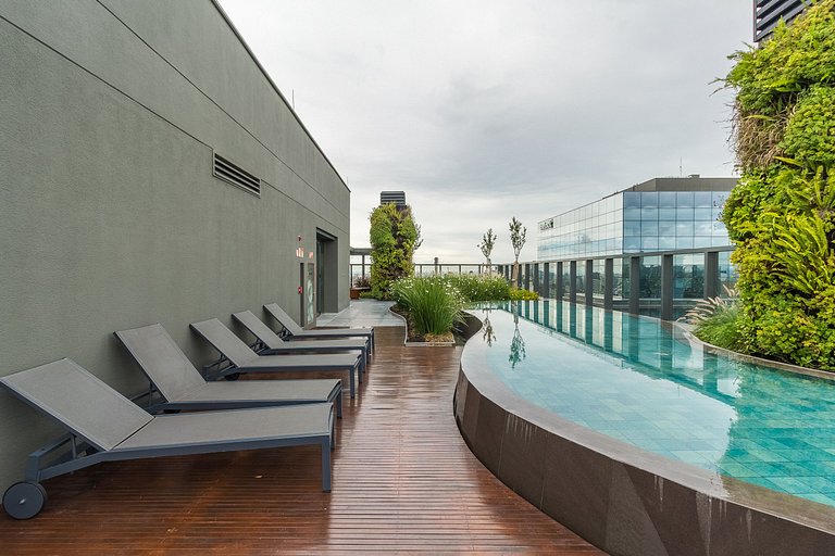 Studio Premium  Rooftop + Piscina Aquecida 1008