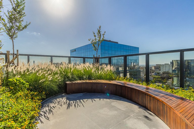 Estudio Premium 1008 en Carlos Gomes Square: totalmente equi