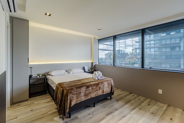 Premium Studio 1008 at Carlos Gomes Square – Fully Furnished