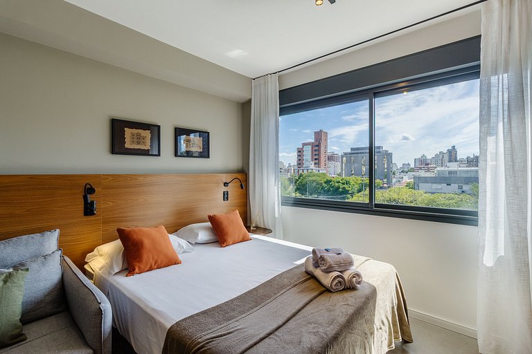 Excelente Studio com Academia e Coworking - 514