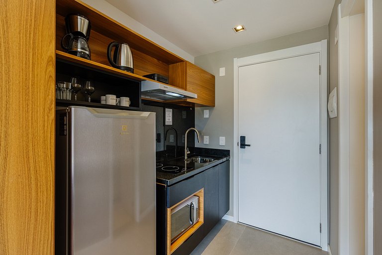 Excelente Studio com Academia e Coworking - 514