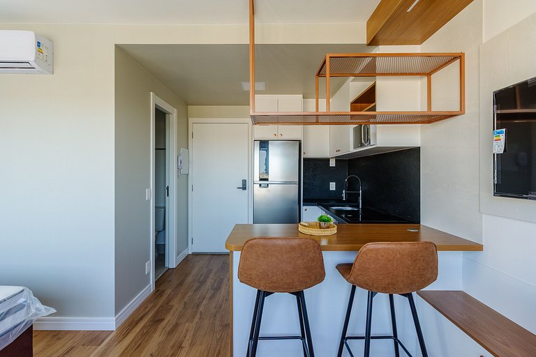 Estudio de alto nivel con terraza y piscinaJP 1306