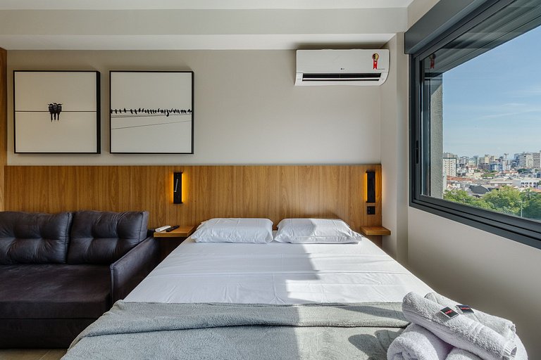 Excelente Studio com Academia e Coworking - 929