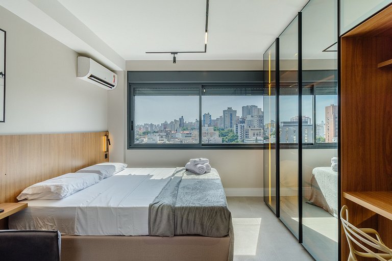 Excelente Studio com Academia e Coworking - 929