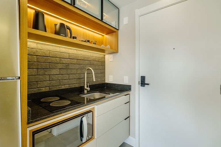 Excelente Studio com Academia e Coworking - 929