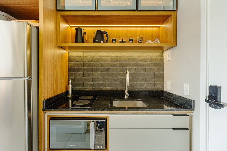 Excelente Studio com Academia e Coworking - 929