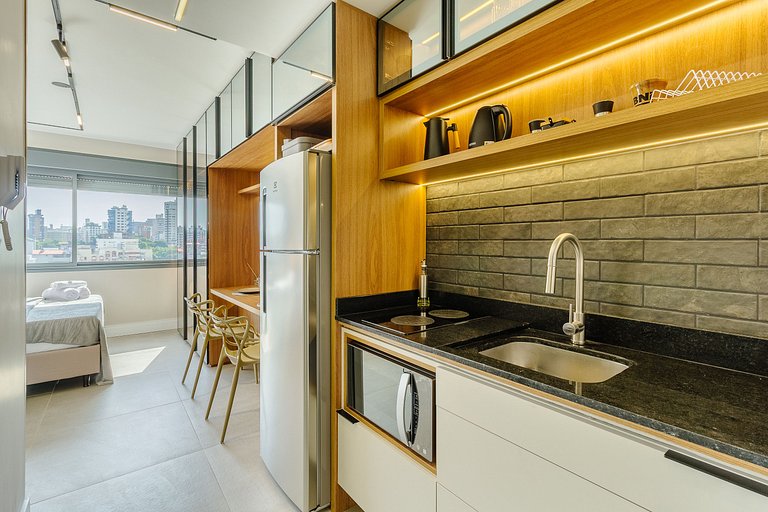 Excelente Studio com Academia e Coworking - 929