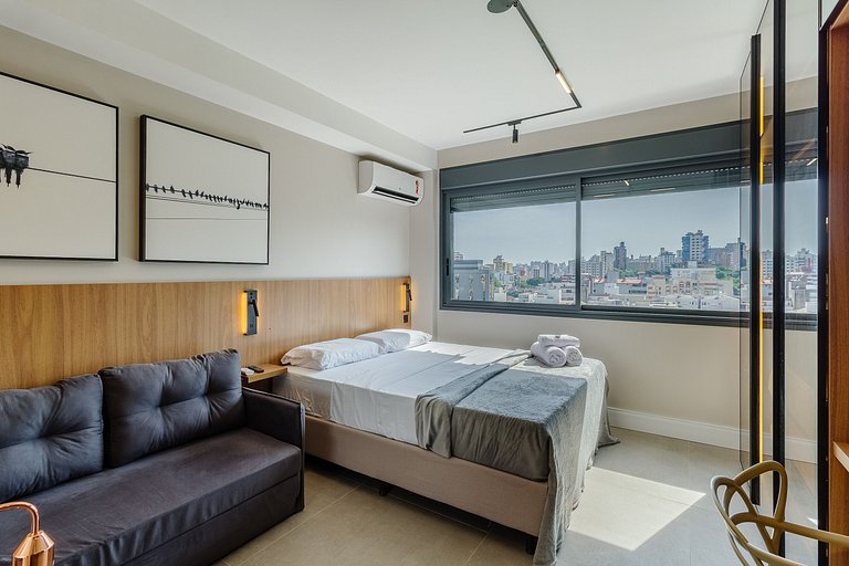 Excelente Studio com Academia e Coworking - 929