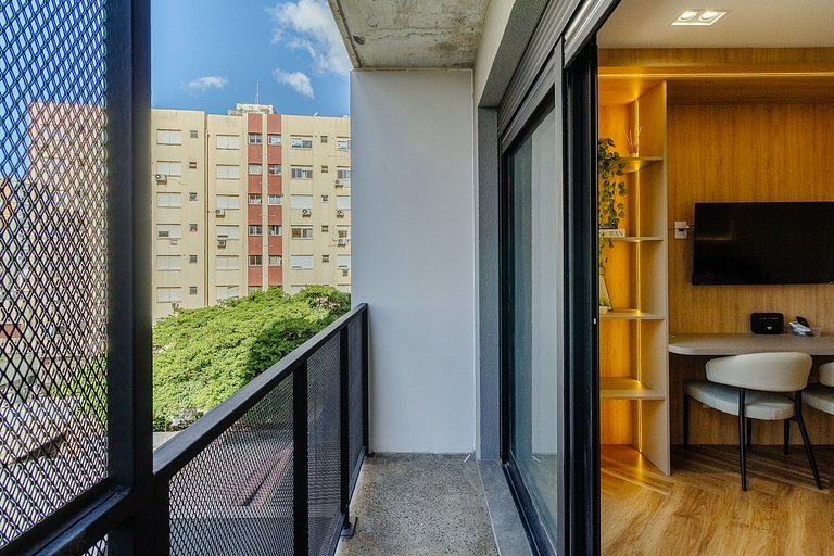Studio Completo, Piscina+Academia+Rooftop-512 Soul