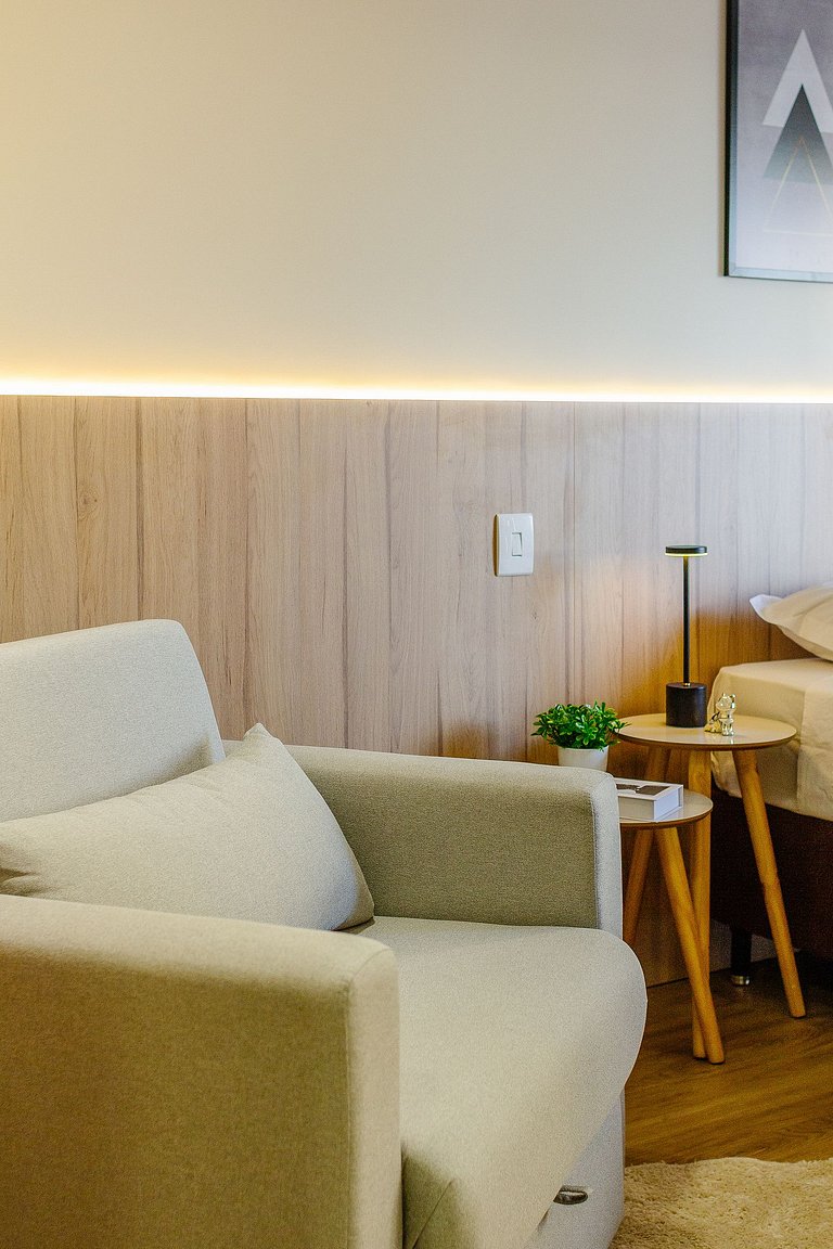 Studio Moderno, Completo c/ Piscina+Academia -612 Soul