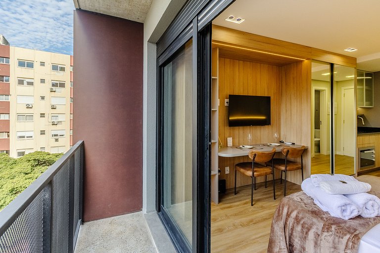 Studio Moderno, Completo c/ Piscina+Academia -612 Soul