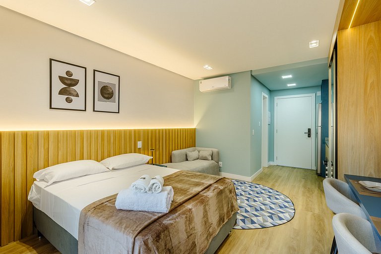 Studio Alto Padrão c/ Academia+Piscina- 807 Soul