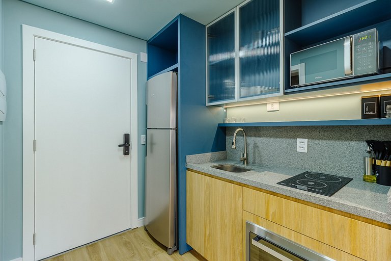 Studio Alto Padrão c/ Academia+Piscina- 807 Soul