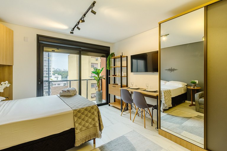 Studio c/ Piscina, Academia+Coworking - 808 Soul
