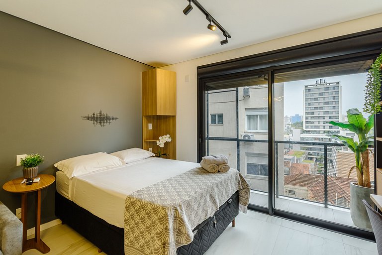 Studio c/ Piscina, Academia+Coworking - 808 Soul