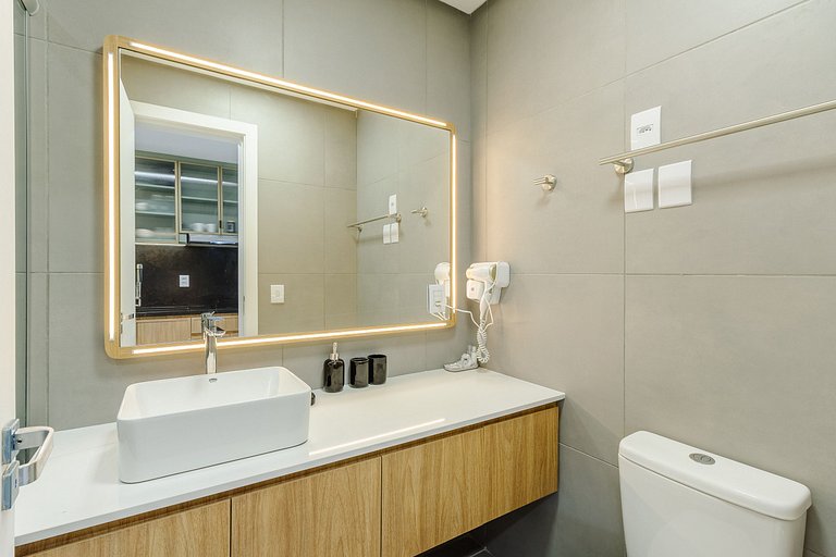 Studio Amplo, Moderno c/ Academia e Piscina -1013 Soul