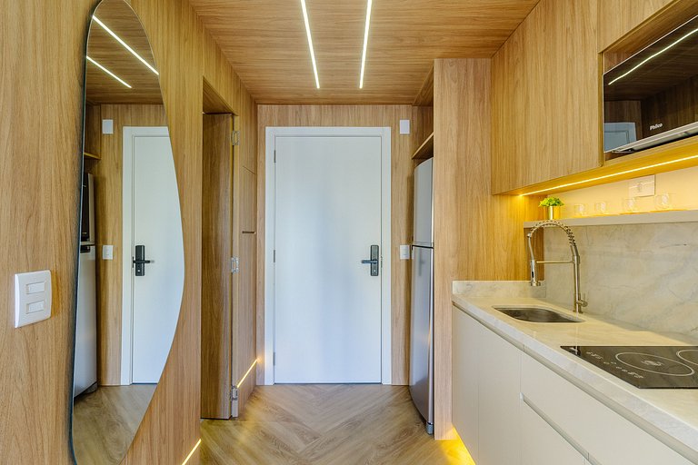 Studio Moderno c/ Piscina e Academia - 911 Soul