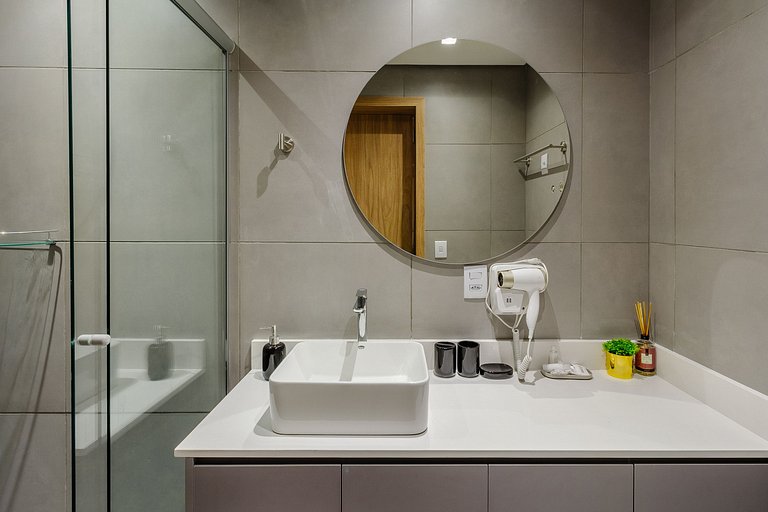 Studio Amplo c/ Piscina e Academia - 912 Soul