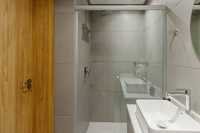 Studio Amplo c/ Piscina e Academia - 912 Soul