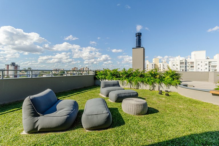 Studio com academia + piscina - 308 Connect