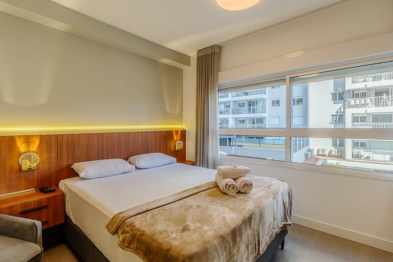 Studio com academia + piscina - 308 Connect