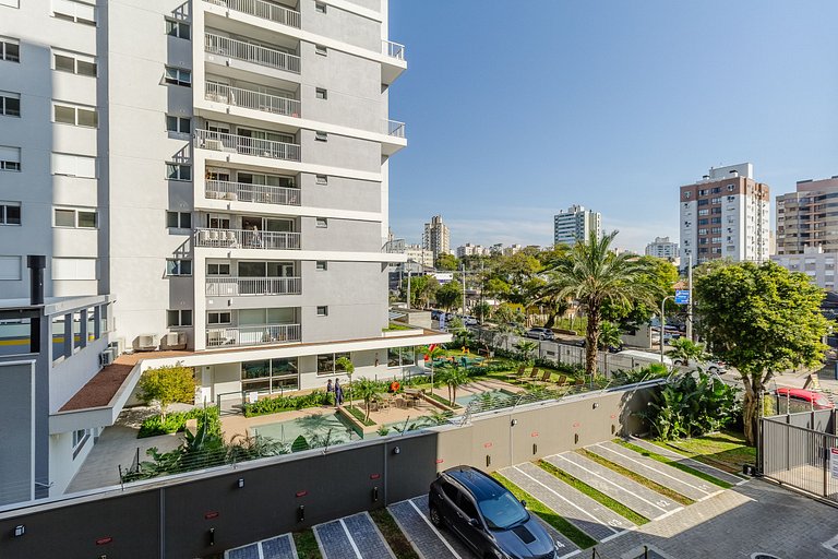 Studio com academia + piscina - 308 Connect