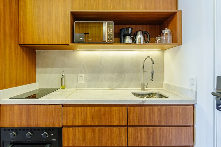 Studio com academia + piscina - 308 Connect