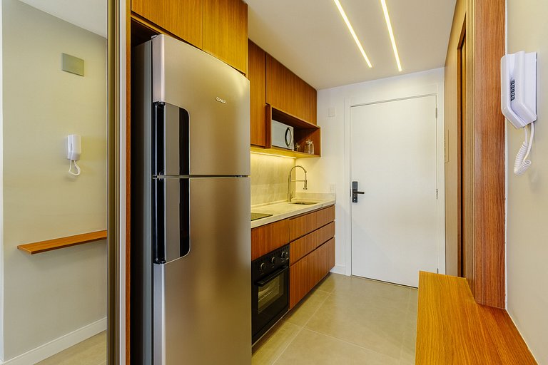 Studio com academia + piscina - 308 Connect