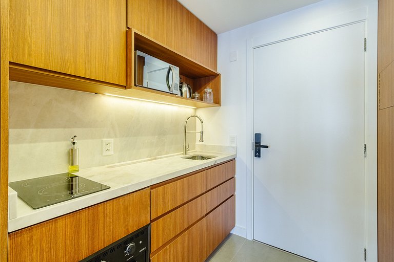 Studio com academia + piscina - 308 Connect