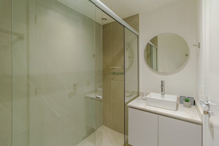 Studio com academia + piscina - 308 Connect