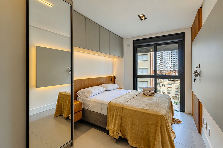 Apartamento Completo com Sacada +Piscina -616 Soul