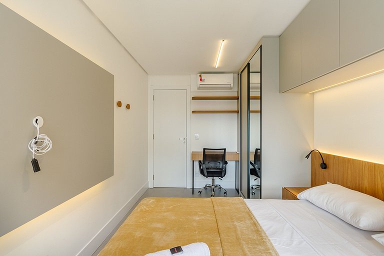 Apartamento Completo com Sacada +Piscina -616 Soul