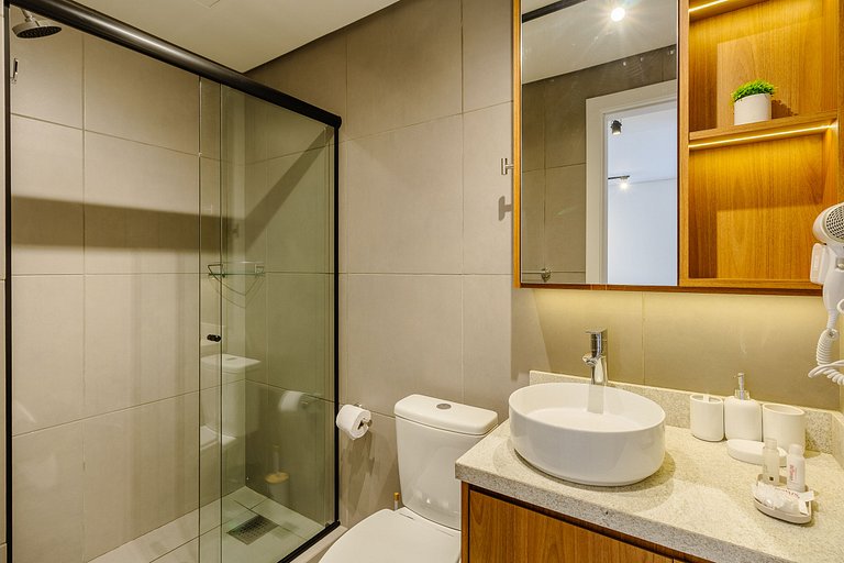 Apartamento Completo com Sacada +Piscina -616 Soul