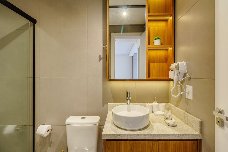 Apartamento Completo com Sacada +Piscina -616 Soul