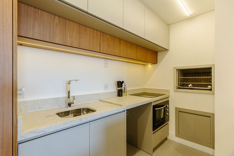 Apartamento Completo com Sacada +Piscina -616 Soul
