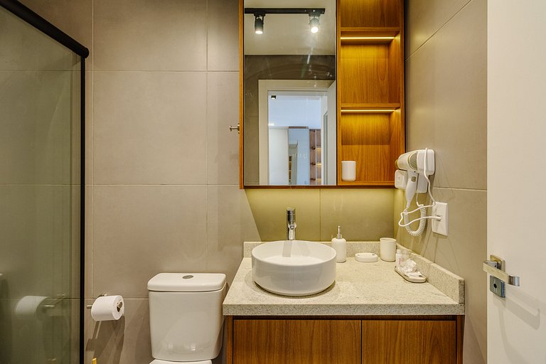 Apartamento Completo com piscina - 1016 Soul